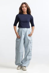 Navy Blue Basic Top WM-KTP-SS24-060